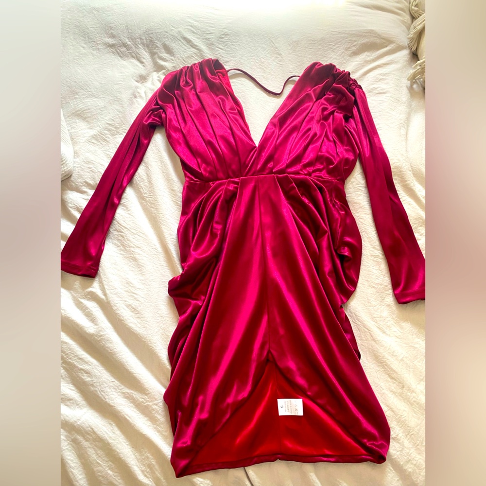 Silky long sleeve dress AKIRA